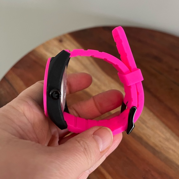 Adidas Santiago Unisex Silicon Watch-Hot Pink - Picture 3 of 3